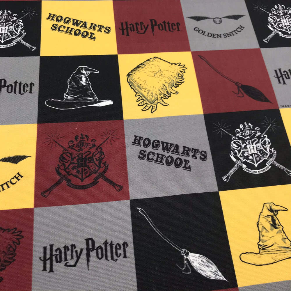 Tissu Toile de Coton Imprimé | Harry Potter, Poudlard - KILOtela