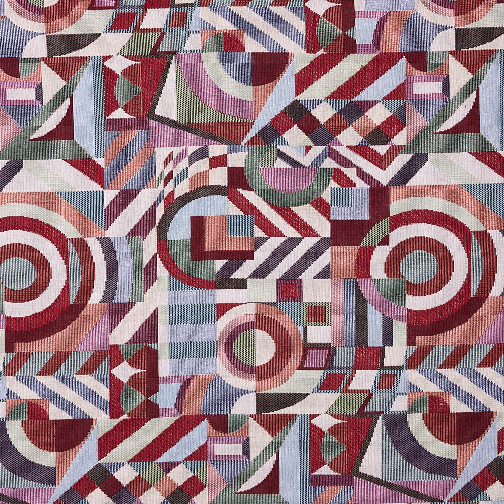 Upholstery Fabric Jacquard  Geometric Picasso - Multicolor - KILOtela