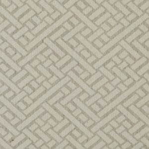 tela tapicería jacquard geométrico beige