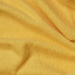 tela de toalla rizo algodón amarillo