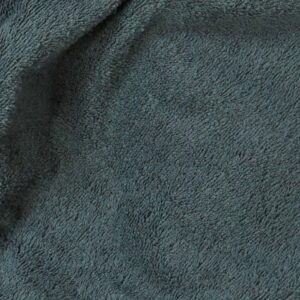 tela de toalla rizo algodón gris oscuro