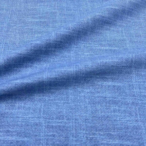 false plain blue printed cotton quilting fabric