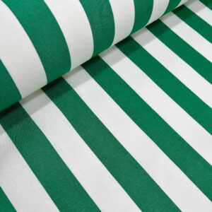 tela toldo exterior rayas verde blanco