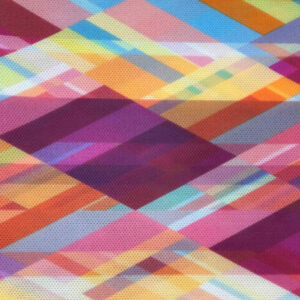 tela mesh 3d malla estampada abstracto multicolor