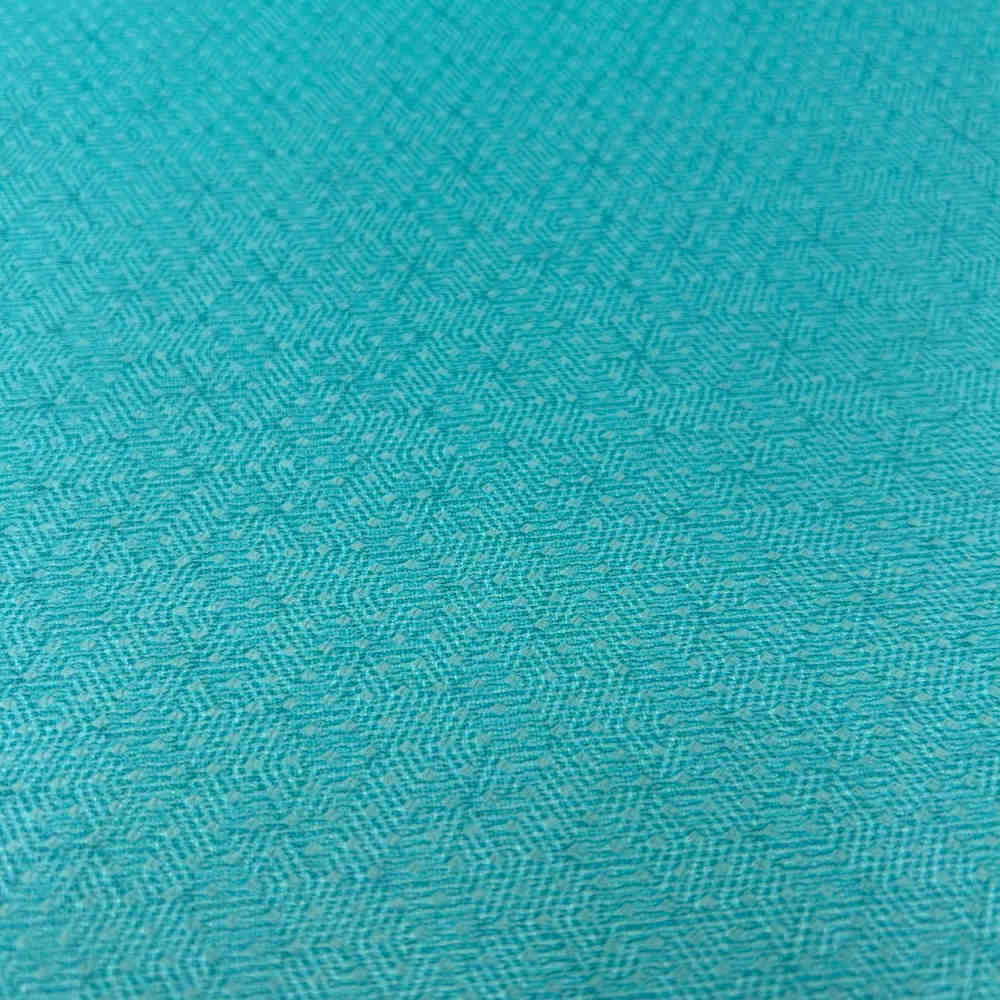 3d mesh fabric printed mesh false plain turquoise