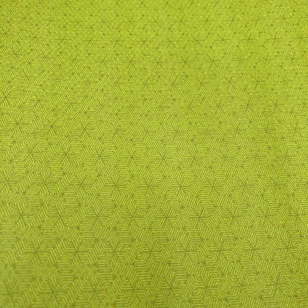 Tissu maille 3D imprimé maille faux vert uni