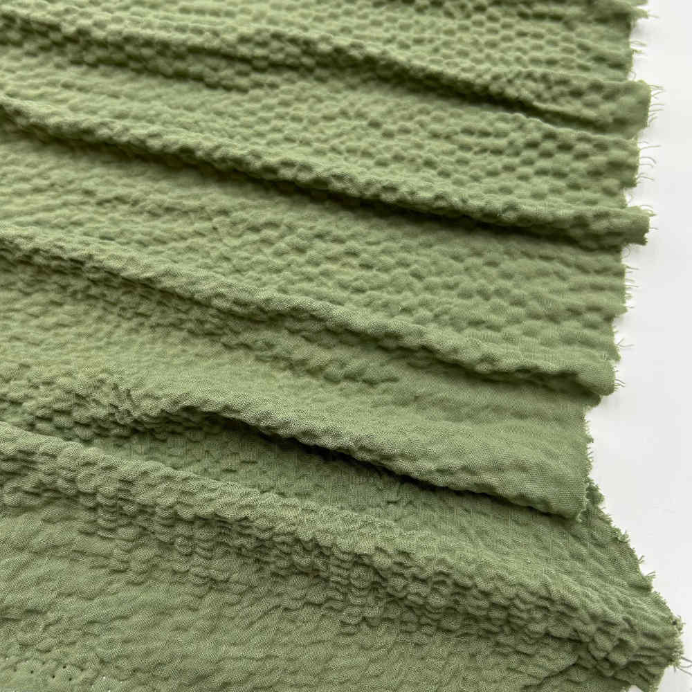 green viscose knit fabric